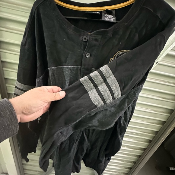 Harley-Davidson Black and Gray Long Sleeve Sweatshirt - Picture 4 of 5